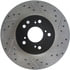 Centric 127.40046CL Disc Brake Rotor Sportstop Cryo Drilled & Slotted Rotor, Left