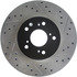 127.40046L by CENTRIC - Slotted Drilled Rotor