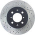 127.40021R by CENTRIC - Slotted Drilled Rotor