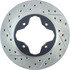 127.40022R by CENTRIC - Slotted Drilled Rotor