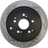 127.40053R by CENTRIC - Slotted Drilled Rotor