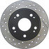 H19016 by CENTRIC - Slotted Drilled Rotor