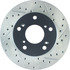 H19016-250R by CENTRIC - Slotted Drilled Rotor