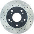 127.40056R by CENTRIC - Slotted Drilled Rotor