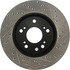 127.40057L by CENTRIC - Slotted Drilled Rotor