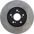 127.40062R by CENTRIC - Slotted Drilled Rotor