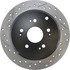 127.40063R by CENTRIC - Slotted Drilled Rotor