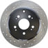 Centric 127.40072CR Disc Brake Rotor Sportstop Cryo Drilled & Slotted Rotor, Right