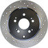 127.40072CL by CENTRIC - Sportstop Cryo Drilled & Slotted Rotor, Left