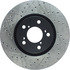 127.40071R by CENTRIC - Slotted Drilled Rotor