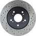 127.40073L by CENTRIC - Slotted Drilled Rotor