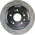 127.40077L by CENTRIC - Slotted Drilled Rotor