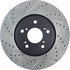 127.40080R by CENTRIC - Slotted Drilled Rotor