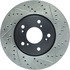 127.40086L by CENTRIC - Slotted Drilled Rotor