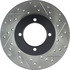 127.42011L by CENTRIC - Slotted Drilled Rotor