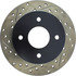 127.42014R by CENTRIC - Slotted Drilled Rotor