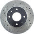 127.42055R by CENTRIC - Slotted Drilled Rotor