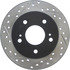 127.42062R by CENTRIC - Slotted Drilled Rotor