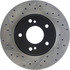 127.42069R by CENTRIC - Slotted Drilled Rotor