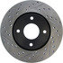 127.42091R by CENTRIC - Slotted Drilled Rotor