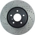 Centric 127.42092CR Disc Brake Rotor Sportstop Cryo Drilled & Slotted Rotor, Right