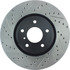 127.42092R by CENTRIC - Slotted Drilled Rotor