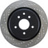 Centric 127.42093CR Disc Brake Rotor Sportstop Cryo Drilled & Slotted Rotor, Right