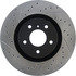 127.42076R by CENTRIC - Slotted Drilled Rotor