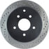 Centric 127.42078CL Disc Brake Rotor Sportstop Cryo Drilled & Slotted Rotor, Left