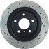 127.42080R by CENTRIC - Slotted Drilled Rotor