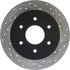 Centric 127.42081CL Disc Brake Rotor Sportstop Cryo Drilled & Slotted Rotor, Left