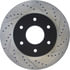 Centric 127.42084L Disc Brake Rotor Slotted Drilled Rotor