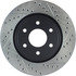 127.42085L by CENTRIC - Slotted Drilled Rotor