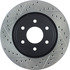 127.42085R by CENTRIC - Slotted Drilled Rotor