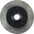 Centric 126.62035CSR Disc Brake Rotor and Hub Assembly Cryo Sport Slotted Rotor, Right