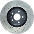 127.33134R by CENTRIC - Slotted Drilled Rotor