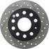 127.33135L by CENTRIC - Sport Drilled & Slotted Rotor, Left