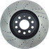 127.33144R by CENTRIC - Slotted Drilled Rotor