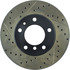 127.34021R by CENTRIC - Slotted Drilled Rotor