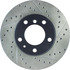 127.34024L by CENTRIC - Slotted Drilled Rotor