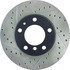 127.34024R by CENTRIC - Slotted Drilled Rotor