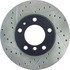127.34024R by CENTRIC - Sport Drilled & Slotted Rotor, Right