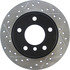 127.34030R by CENTRIC - Slotted Drilled Rotor