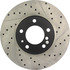 127.34031L by CENTRIC - Slotted Drilled Rotor