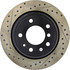 127.34034R by CENTRIC - Slotted Drilled Rotor