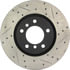 Centric 127.34038CL Disc Brake Rotor Sportstop Cryo Drilled & Slotted Rotor, Left