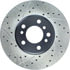 127.34050CR by CENTRIC - Sportstop Cryo Drilled & Slotted Rotor, Right