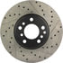 127.34050CL by CENTRIC - Sportstop Cryo Drilled & Slotted Rotor, Left