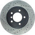 127.34052R by CENTRIC - Slotted Drilled Rotor