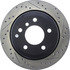 127.34056L by CENTRIC - Slotted Drilled Rotor